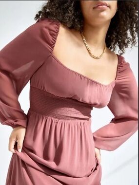 Aritzia Bella dress (nude)